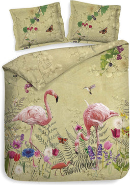 Heckettlane Reno Dekbedovertrek - Lits-jumeaux - Katoensatijn - 240x200-220cm - Multi