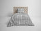 Heckettlane Rex - Dekbedovertrek - Eenpersoons - 140x200/220 cm - Black