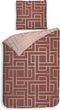 Heckettlane Roja Dekbedovertrek - 100% Katoen-Twill - 260x220 - Rood