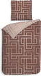 Heckettlane Roja Dekbedovertrek - Eenpersoons - Katoen - 140x200-220cm - Rood