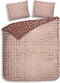 Heckettlane Roja Dekbedovertrek - Eenpersoons - Katoen - 140x200-220cm - Rood