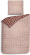 Heckettlane Roja Dekbedovertrek - Lits-jumeaux - Katoen - 240x200-220cm - Rood