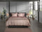 Heckettlane Roja Dekbedovertrek - Lits-jumeaux - Katoen - 240x200-220cm - Rood