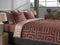 Heckettlane Roja Dekbedovertrek - Lits-jumeaux - Katoen - 240x200-220cm - Rood