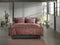 Heckettlane Roja Dekbedovertrek - Lits-jumeaux - Katoen - 240x200-220cm - Rood