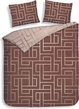 Heckettlane Roja Dekbedovertrek - Tweepersoons - Katoen - 200x200-220cm - Rood