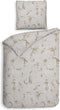 Heckettlane Rosalie Dekbedovertrek - 100% Katoen-Flanel - 140x220 - Grijs
