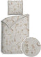 Heckettlane Rosalie Dekbedovertrek - 100% Katoen-Flanel - 140x220 - Grijs