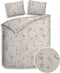 Heckettlane Rosalie Dekbedovertrek - 100% Katoen-Flanel - 140x220 - Grijs