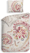 Heckettlane Ruby Dekbedovertrek - 100% Katoen-Satijn - 140x220 - Natural