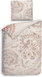 Heckettlane Ruby Dekbedovertrek - 100% Katoen-Satijn - 140x220 - Natural