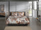 Heckettlane Selina Dekbedovertrek - Lits-jumeaux - Katoensatijn - 260x200-220cm - Wit