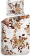 Heckettlane Selina Dekbedovertrek - Lits-jumeaux - Katoensatijn - 260x200-220cm - Wit