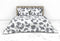Heckettlane Shan Dekbedovertrek - Lits-jumeaux - Katoensatijn - 260x200-220cm - Wit