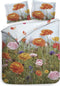Heckettlane Sonja Dekbedovertrek - Tweepersoons - Katoensatijn - 200x200-220cm - Multi