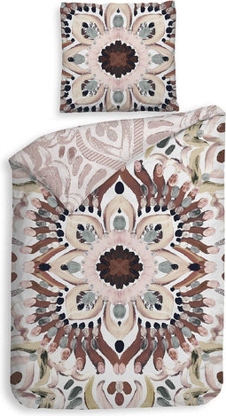 Heckettlane Thelma Dekbedovertrek - Eenpersoons - Katoen - 140x200-220cm - Multi