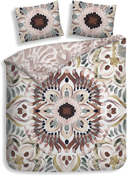 Heckettlane Thelma Dekbedovertrek - Lits-jumeaux - Katoen - 240x200-220cm - Multi