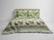 Heckettlane Tobias Dekbedovertrek - Tweepersoons - Flanel - 200x200-220cm - Groen