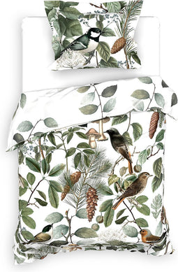 Heckettlane Xiel Dekbedovertrek - Eenpersoons - Katoen - 140x200-220cm - Wit
