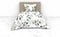Heckettlane Xiel Dekbedovertrek - Eenpersoons - Katoen - 140x200-220cm - Wit