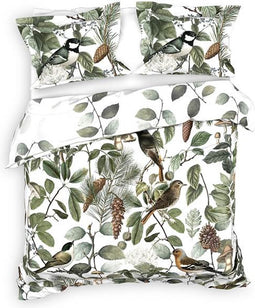 Heckettlane Xiel Dekbedovertrek - Lits-jumeaux - 240x200/220 cm - White