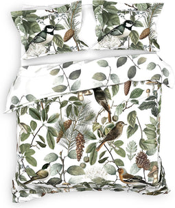 Heckettlane Xiel Dekbedovertrek - Lits-jumeaux - Katoen - 260x200-220cm - Wit