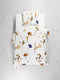 Heckettlane Yaza Dekbedovertrek - Eenpersoons - Flanel - 140x200-220cm - Multi