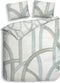 Heckettlane Yves Dekbedovertrek - 100% Katoen-Satijn - 240x220 - Off-White
