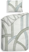 Heckettlane Yves Dekbedovertrek - 100% Katoen-Satijn - 240x220 - Off-White