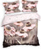 Heckettlane Zalia Dekbedovertrek - Eenpersoons - Katoensatijn - 140x200-220cm - Grijs