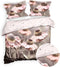 Heckettlane Zalia Dekbedovertrek - Eenpersoons - Katoensatijn - 140x200-220cm - Grijs
