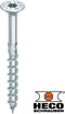 Heco TOPIX-plus schroeven verzinkt TORX TX-20 platverzonken kop 4,5 x 60 mm 200 stuks