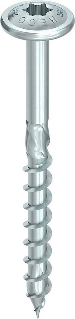 HECO TOPIX-Plus tellerkopschroef - 8x280mm - verzinkt - deeldraad - T40 - 61367 (Per 50 stuks)