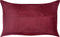 ZINNIA - Sierkussen set van 2 - Bordeaux - 47 x 27 cm - Corduroy