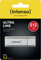Intenso Ultra 512GB - USB-stick - USB 3.2 Gen 1x1 tot 70 MB/s - Zilver