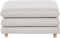 HEDEN - Ottomaan - Beige - Polyester
