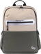 Hedgren Fietsrugzak Rugzak met laptopvak Commute Bike Stem Backpack 17,36L Beige / Olive Veelkleurig