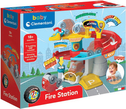 Clementoni - Tumbling Car - Brandweerkazerne - Interactieve speelbaan - vanaf 18 maanden