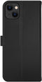 Valenta iPhone 14 - Book Case - Handgemaakt volnerf leder met kaartsleuven - Zwart