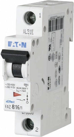 Eaton Installatieautomaat, 0,5A, 1p, C-kar, 15kA