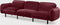 EMKO bean sofa | 3-zits modulaire bank | velours bordeaux rood