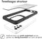 iMoshion Hoesje Geschikt voor Samsung Galaxy A53 Hoesje - iMoshion Rugged Hybrid Case - Zwart / Transparant
