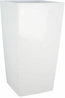 Merkloos Riviera - Bloempot - 38 x 38 x 69 cm - Wit