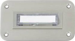 Heidemann 70142 Belplaat Met naambord 1-voudig RVS 24 V/1 A