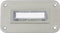 Heidemann 70142 Belplaat Met naambord 1-voudig RVS 24 V/1 A