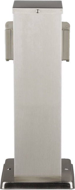 Heitronic 35460 Buitenstopcontact RVS Kinderbeveiliging