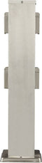 Heitronic 35461 Buitenstopcontact RVS Kinderbeveiliging