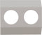 Heitronic 500069 Stekkerdoos Wit, Zilver 1 stuk(s)