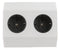 Heitronic 500069 Stekkerdoos Wit, Zilver 1 stuk(s)