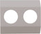 Heitronic 500071 Stekkerdoos Wit, Zilver 1 stuk(s)
